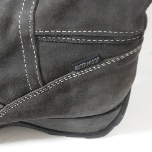 Sporto Kristen Leather suede waterproof winter Boots  8M lace up faux fur casual - Picture 4 of 8